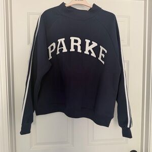 PARKE Sport Mockneck Sweatshirt in Shadow